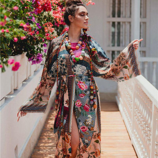 Kimono Vintage Femme - Style Rétro Chic