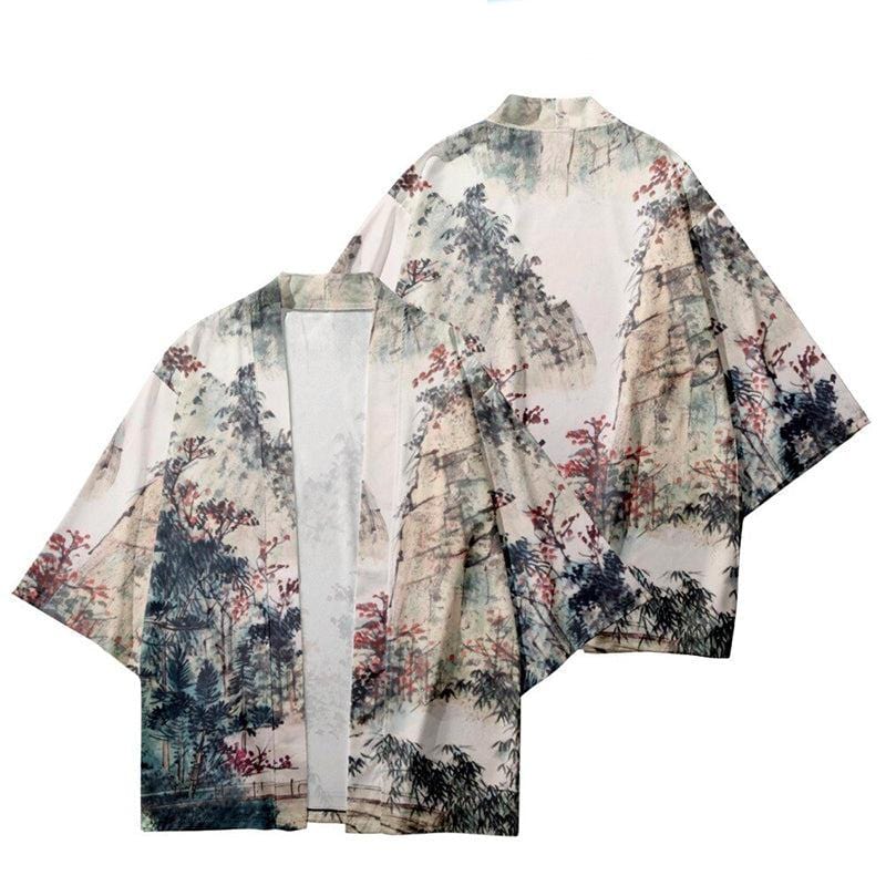 Kimono de Plage Floral pour Homme