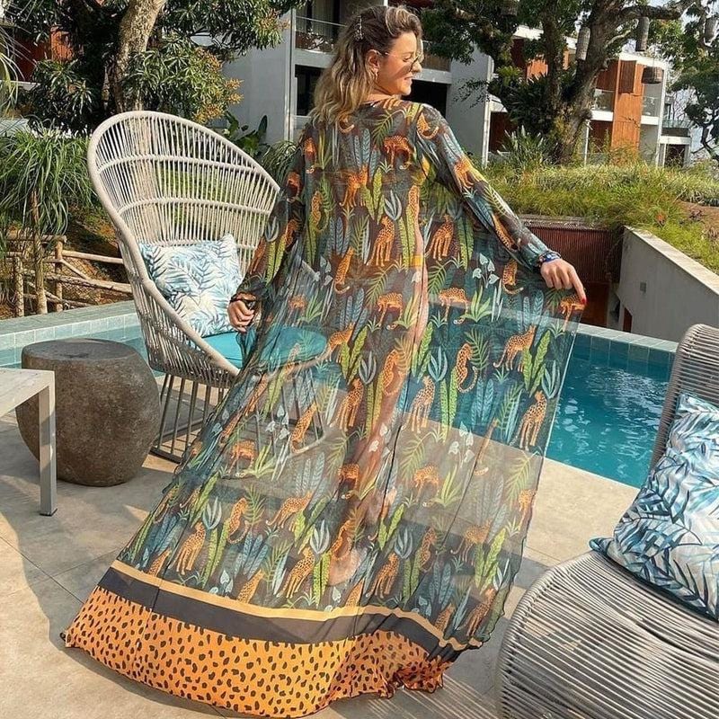 Kimono de Plage Éclatant