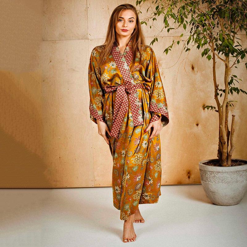 Kimono en Soie Haute Couture pour Femme