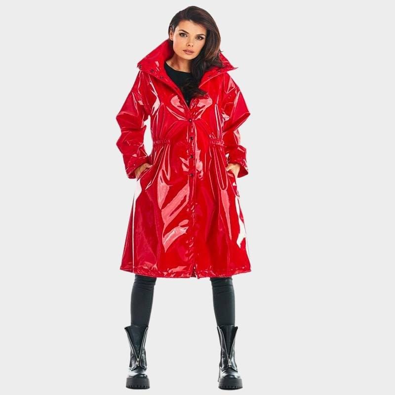 Long Red Coat for Women