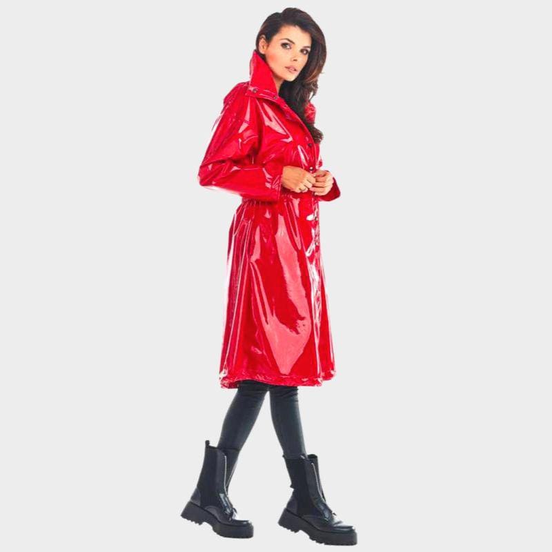 Long Red Coat for Women