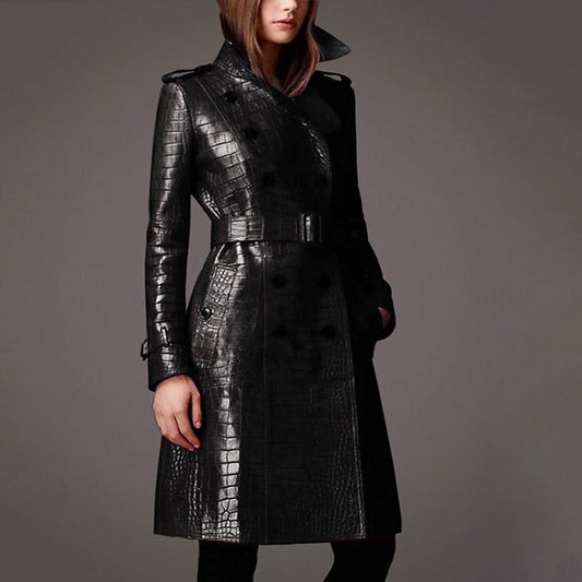 Manteau Noir Élégant pour Femme