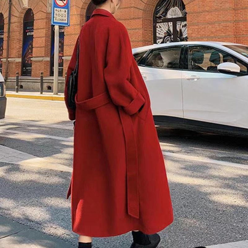 Manteau Rouge Femme Grande Taille - Collection Élégance