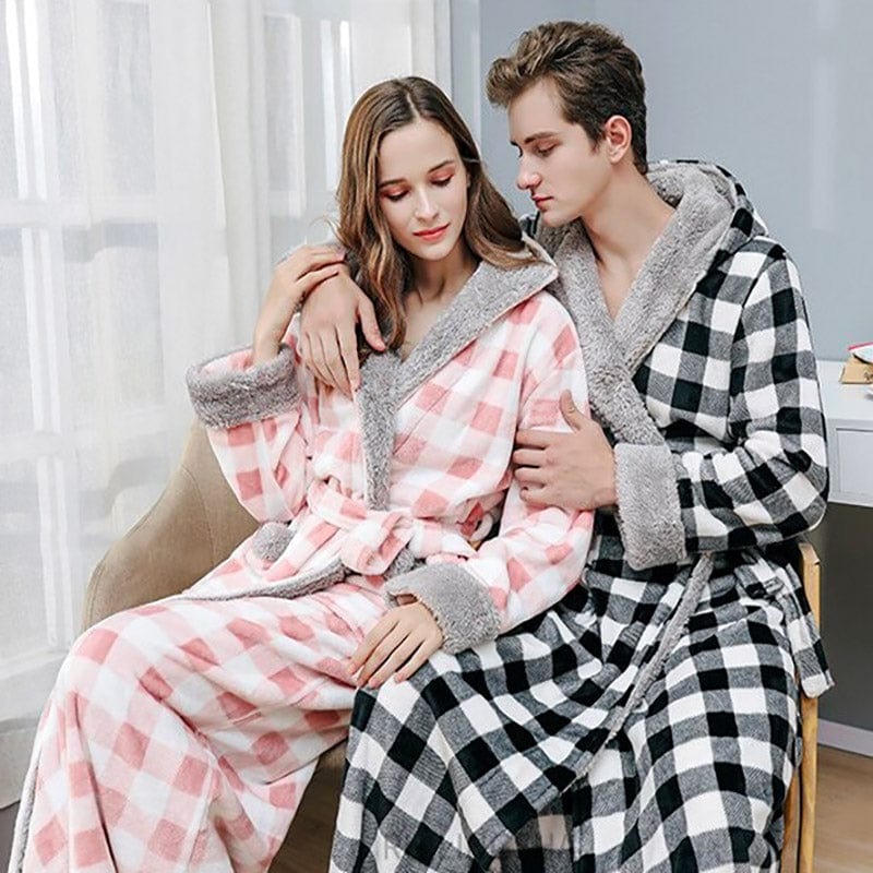 Soft Fleece Bathrobe For Women