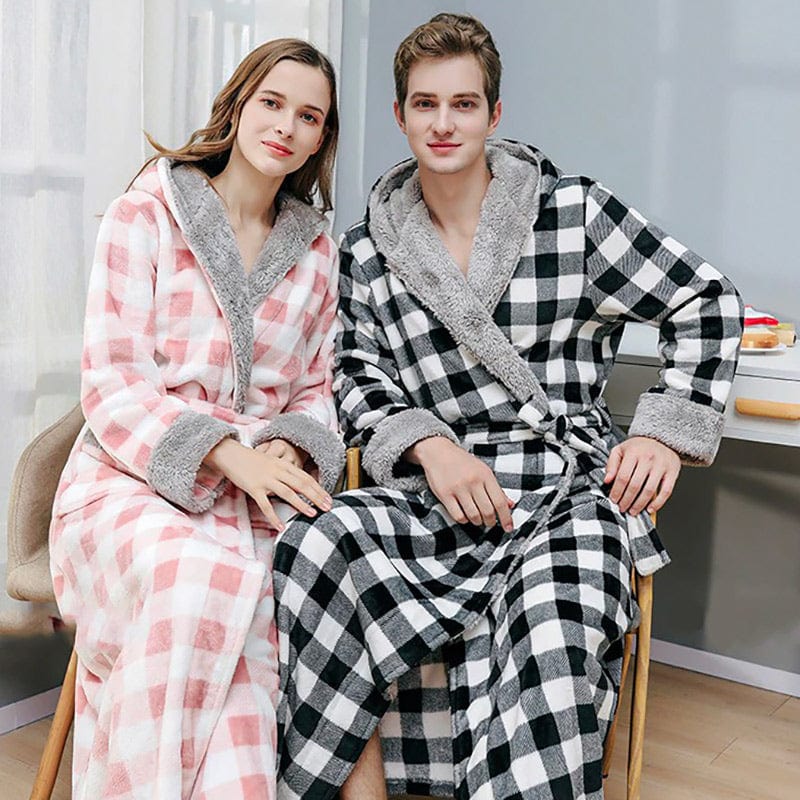 Soft Fleece Bathrobe For Women