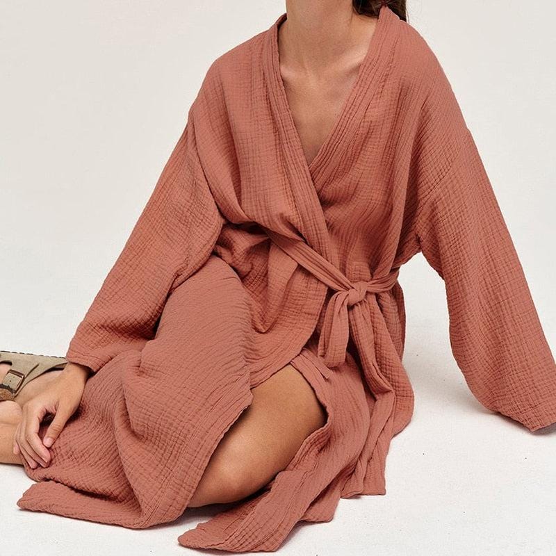 Women's Premium Cotton Bathrobe