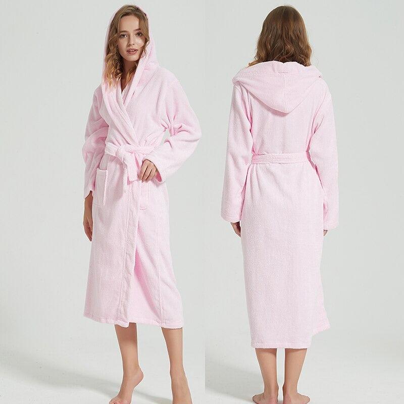 Women's Kimono Bathrobe in Organic Cotton