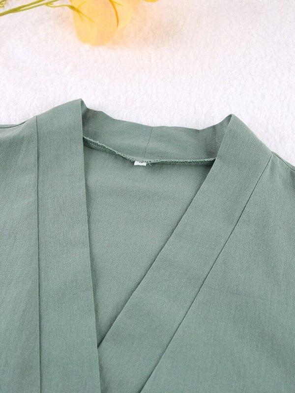 Women's Mint Green Bathrobe