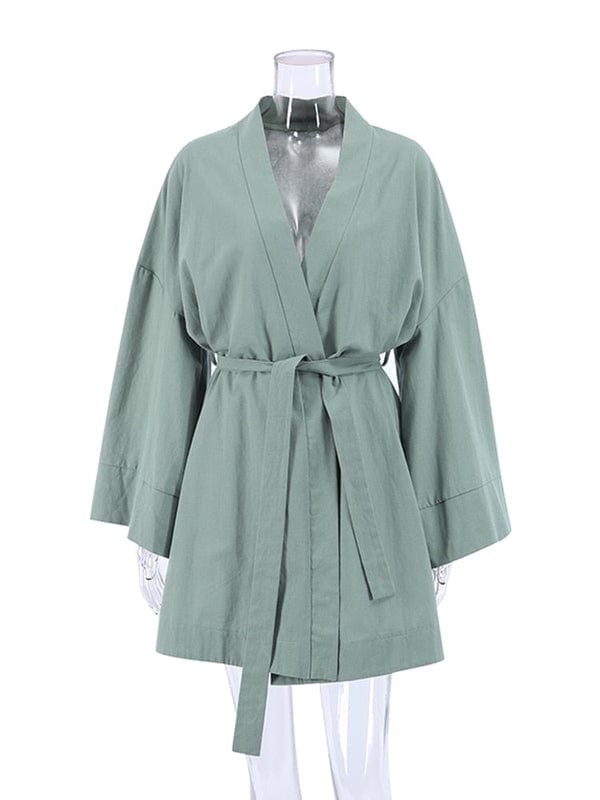 Women's Mint Green Bathrobe