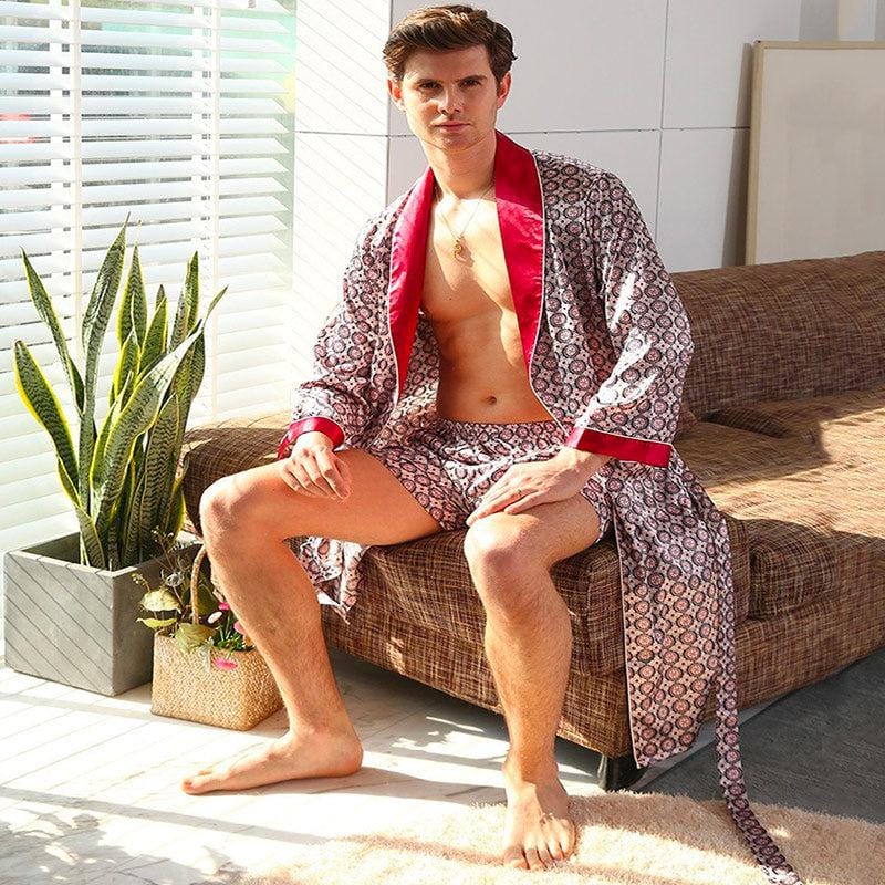 Summer Men's Bathrobe