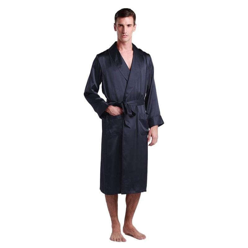 Peignoir pour Homme en Satin de Soie Luxueux