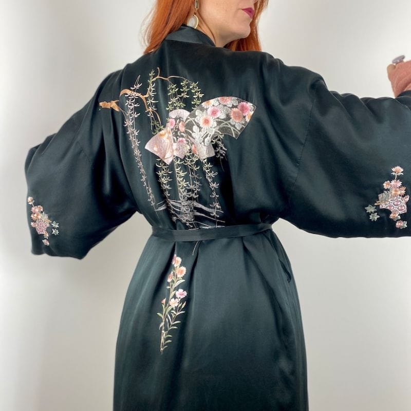 Japanese Silk Bathrobe for Women