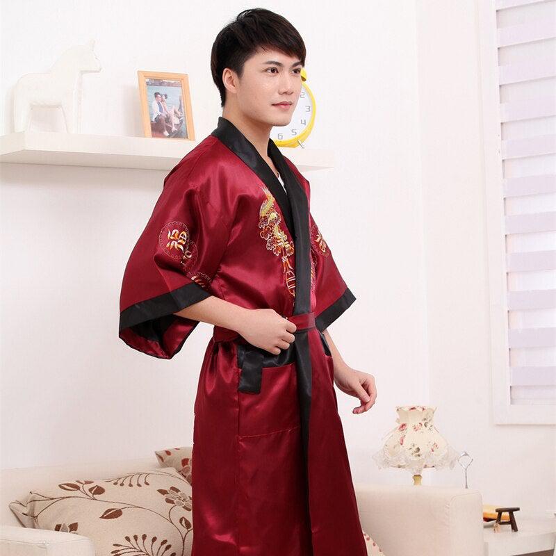 Peignoir Kimono Chinois pour Homme