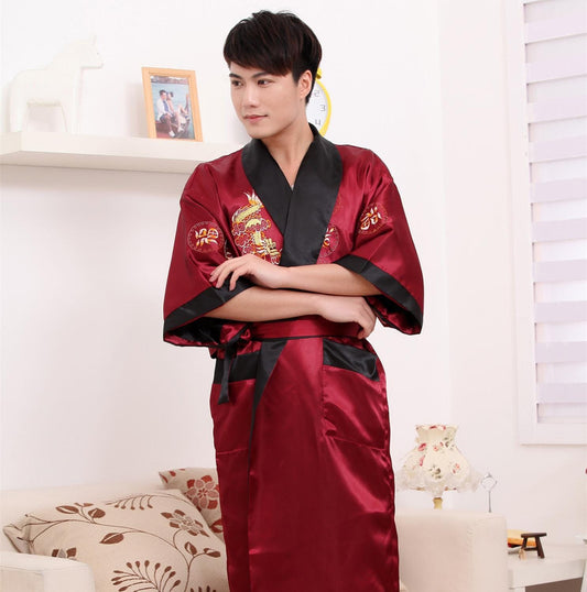 Peignoir Kimono Chinois pour Homme