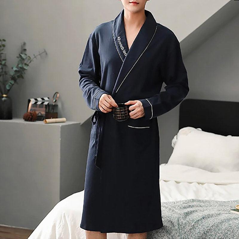 Peignoir Kimono en Coton pour Homme