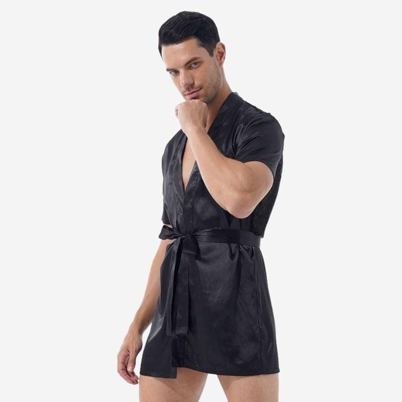 Peignoir Kimono Court pour Homme