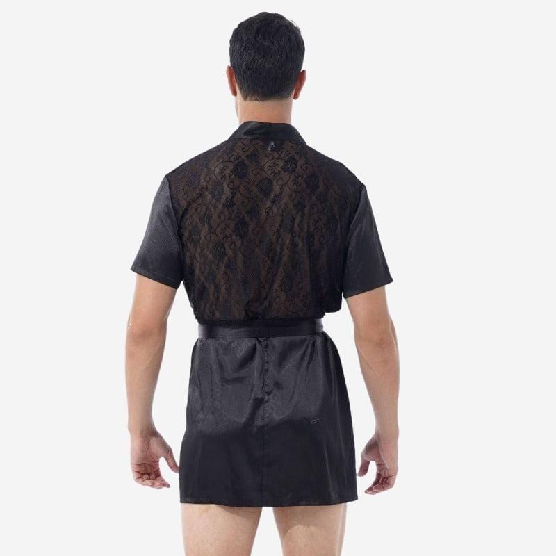 Peignoir Kimono Court pour Homme