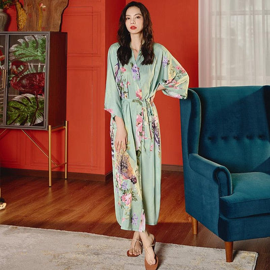 Peignoir Kimono Floral Luxe