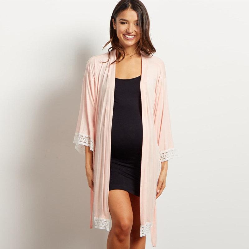 Elegance Maternity Kimono Bathrobe