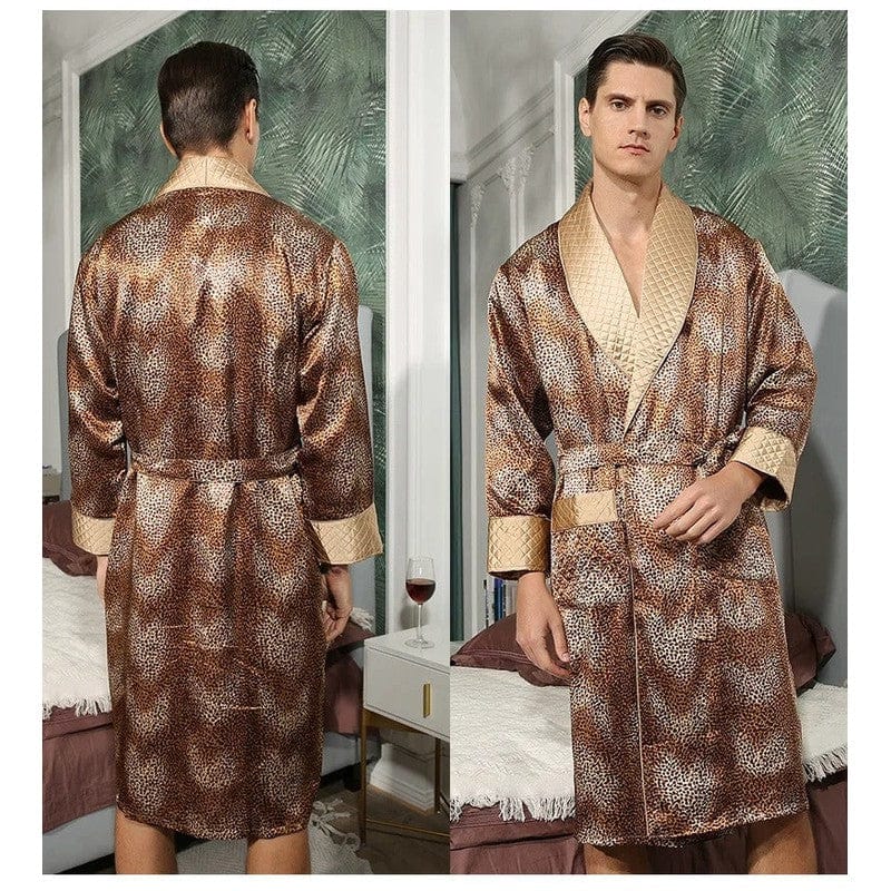 Peignoir Kimono en Satin pour Homme