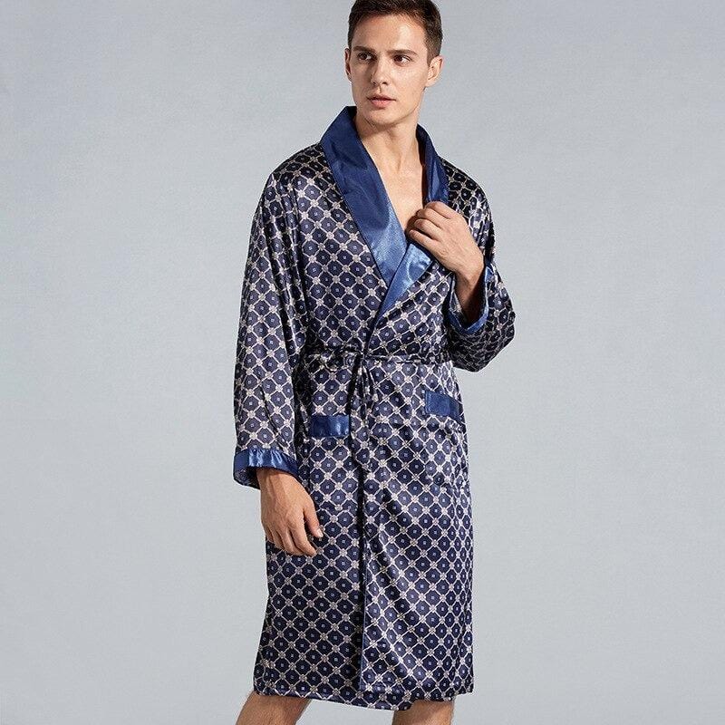 Luxury Prestige Men's Satin Bathrobe