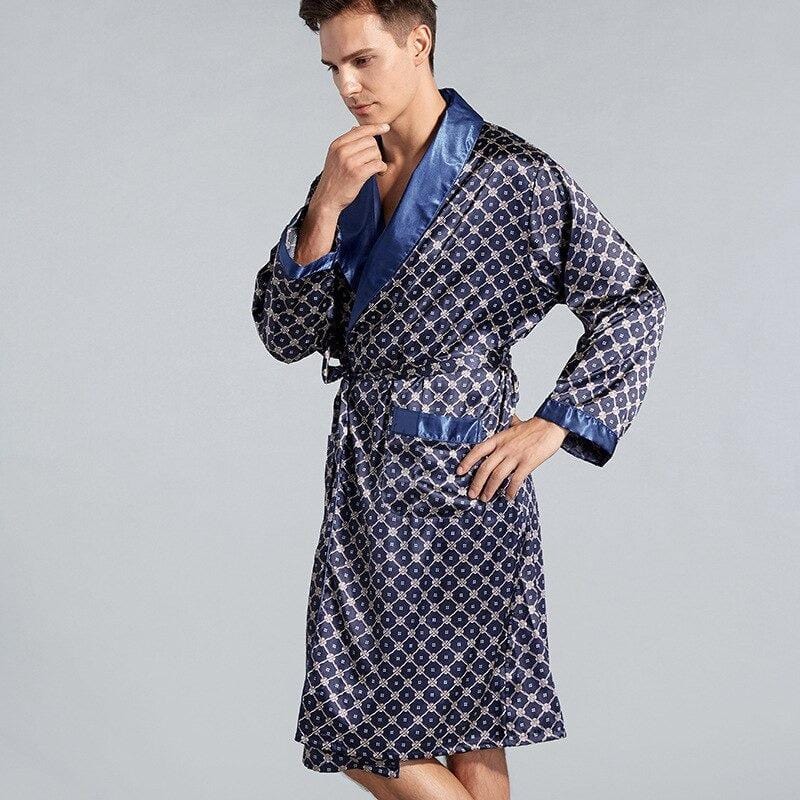 Luxury Prestige Men's Satin Bathrobe