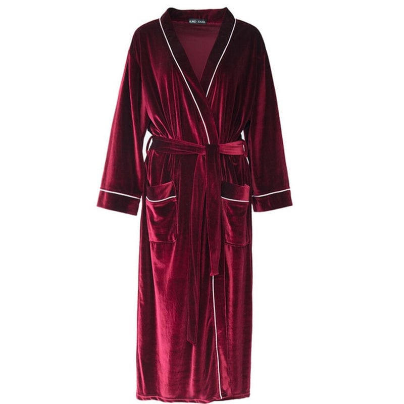 Sexy luxury bathrobe.