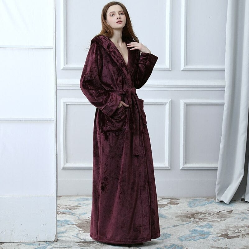 Cozy Women's Winter Bathrobe