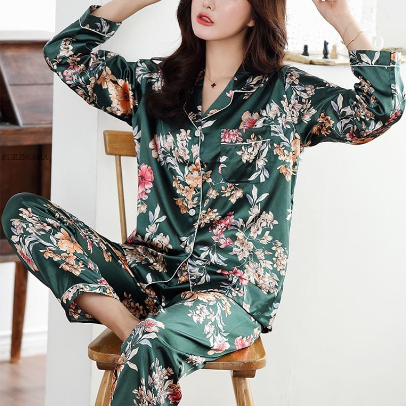 Pyjama Femme Vert Émeraude