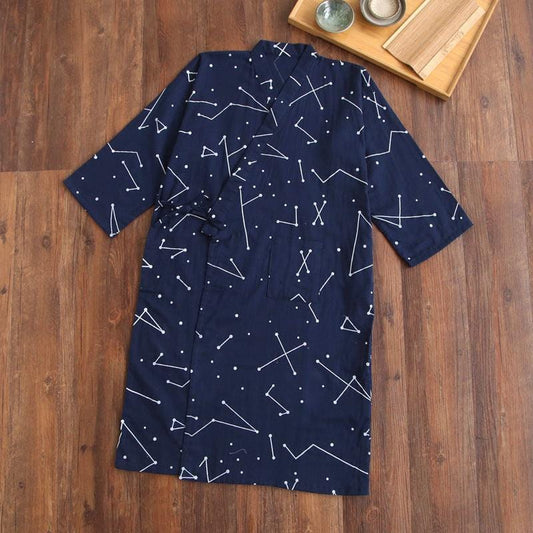 Kimono de Nuit Constellation Lunaire