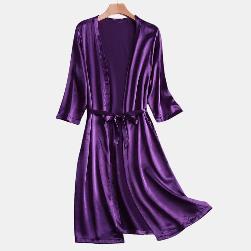 Pyjama Kimono en Soie Pour Femme