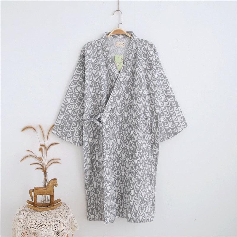 Pyjama Kimono "Vagues du Japon"