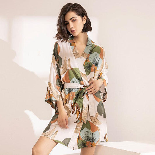 Robe Kimono Fleuri