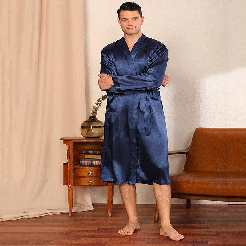 Robe de Chambre Bleu pour Homme