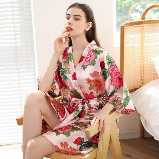 Robe de Chambre Vintage pour Femme