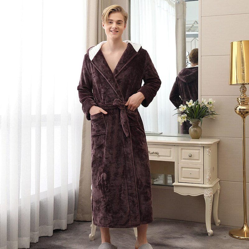 Robe de Chambre pour Homme en Marron