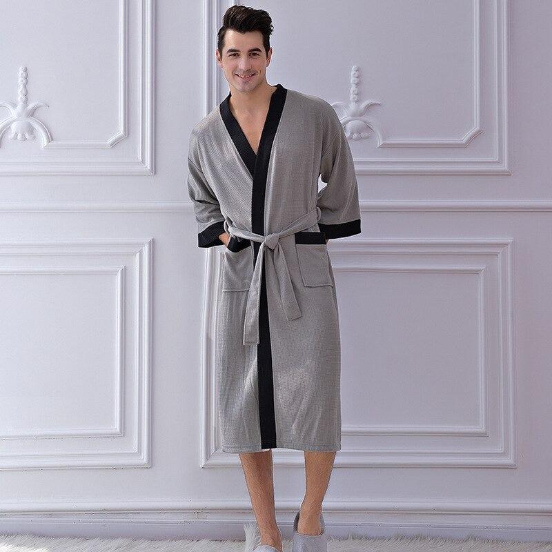 Men's Dressing Gown - Modern Style