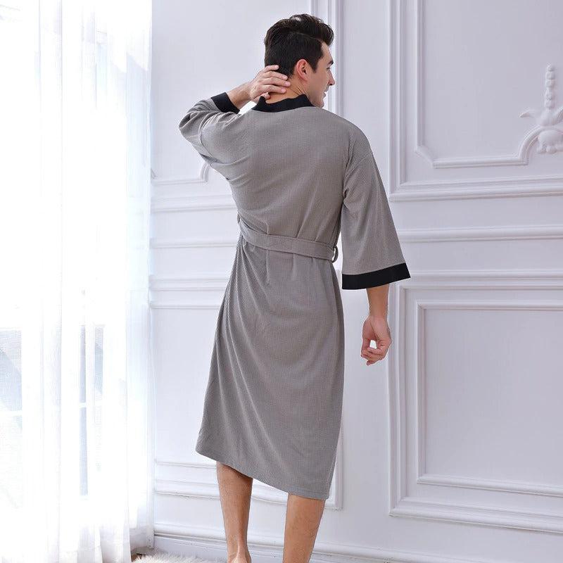 Men's Dressing Gown - Modern Style