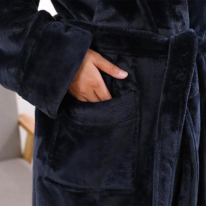 Men's Luxury Fleece Dressing Gown