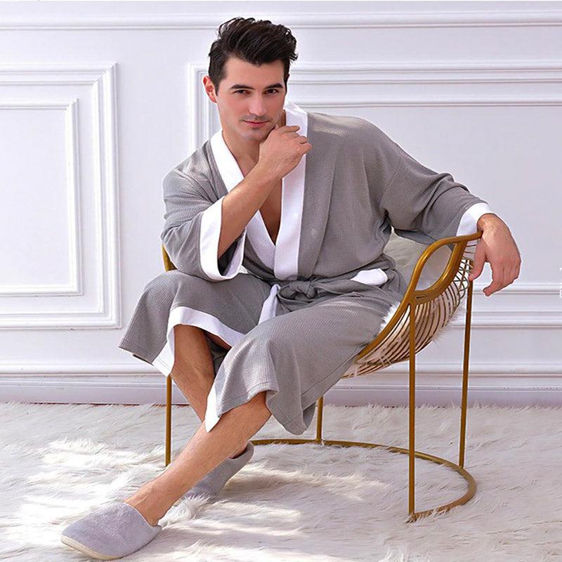 Men's Spring Dressing Gown - Exquisite Collection