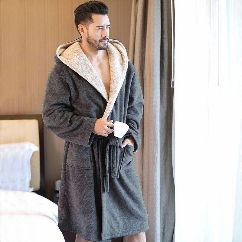 Velour Men's Dressing Gown