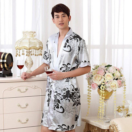 Robe de Chambre Homme Rétro