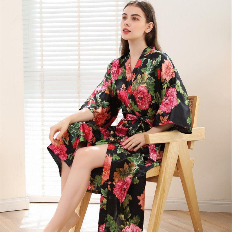 Floral Kimono - Zen Garden Collection