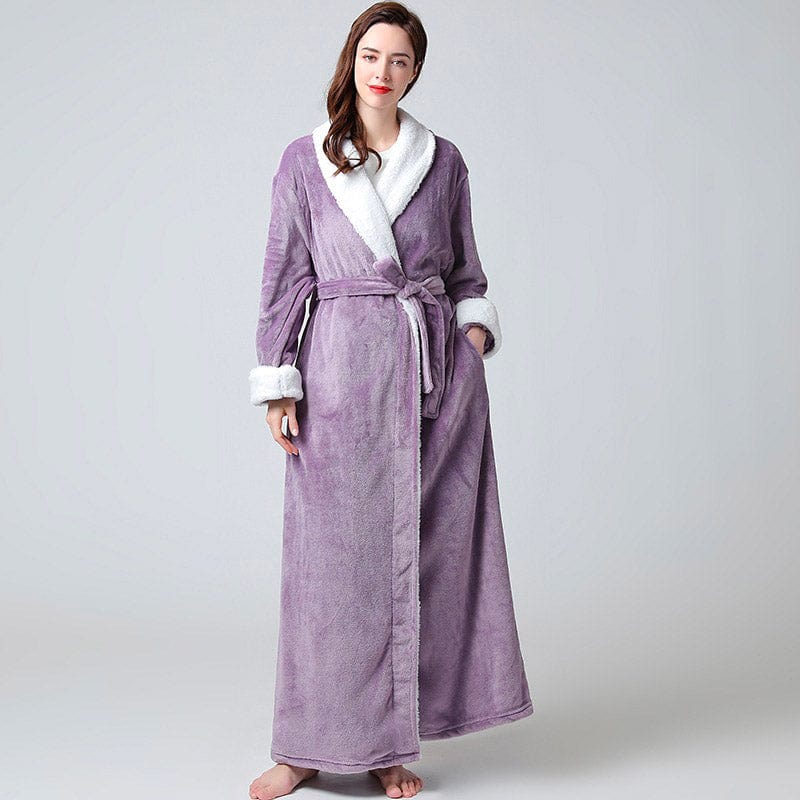 Robe de Chambre Polaire Longue pour Femme