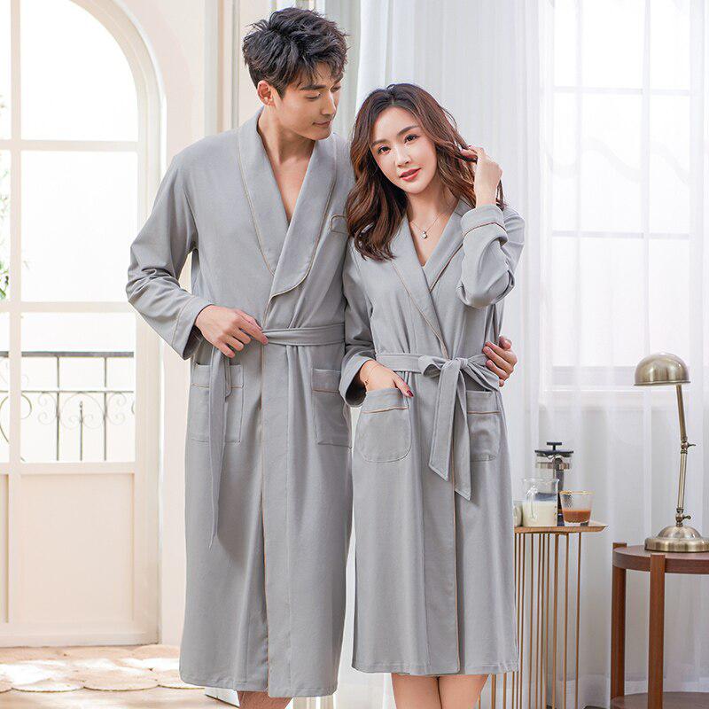 Robe de chambre Homme en Coton Léger