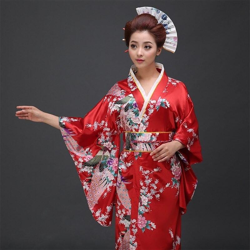 Kimono Japonais Authentique pour Femme