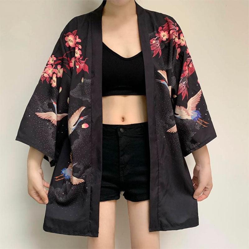 Veste Kimono en Coton Japonais