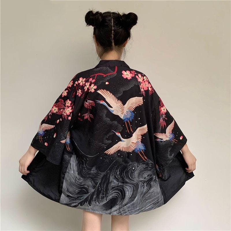 Veste Kimono en Coton Japonais