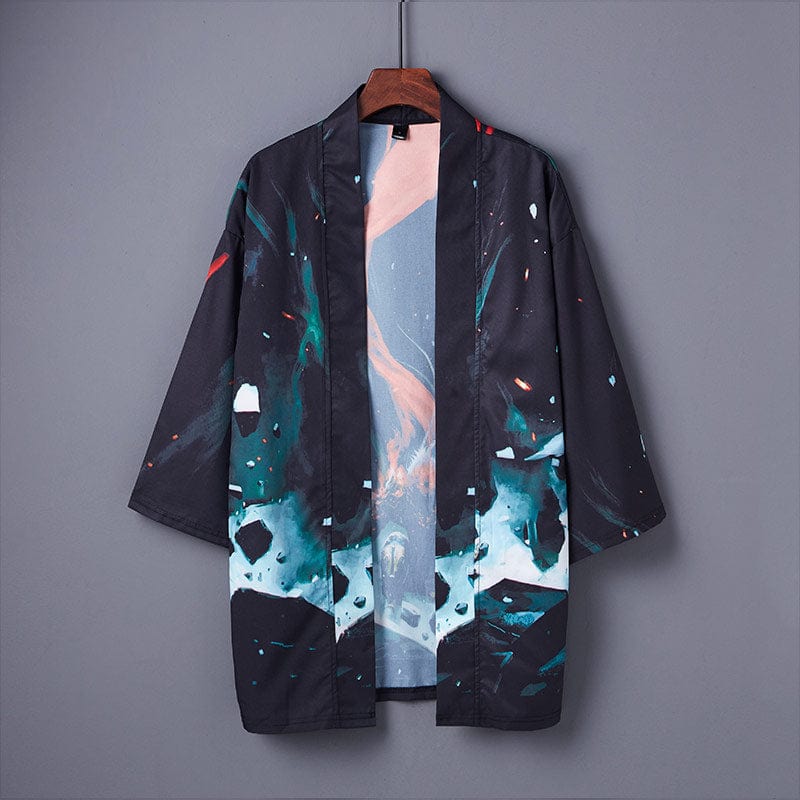 Veste Kimono Court Guerrier - Style exclusif